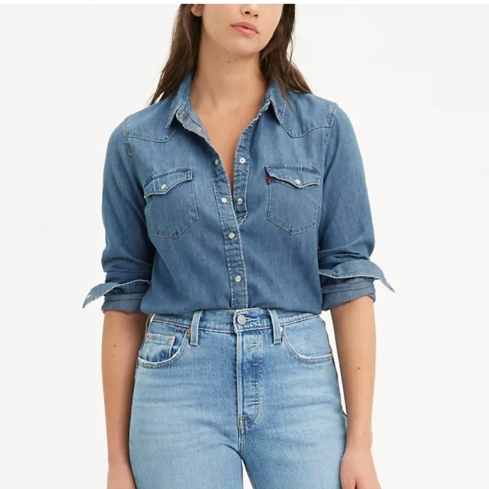 Levi's Ultimate Western Denim Shirt EXCELLENT CONDITION